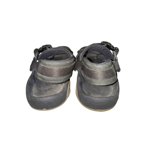 Orvis Mens Outdoor Trail Hiking Sport Water Sandals 13 Black Hook Loop Straps - Picture 6 of 9